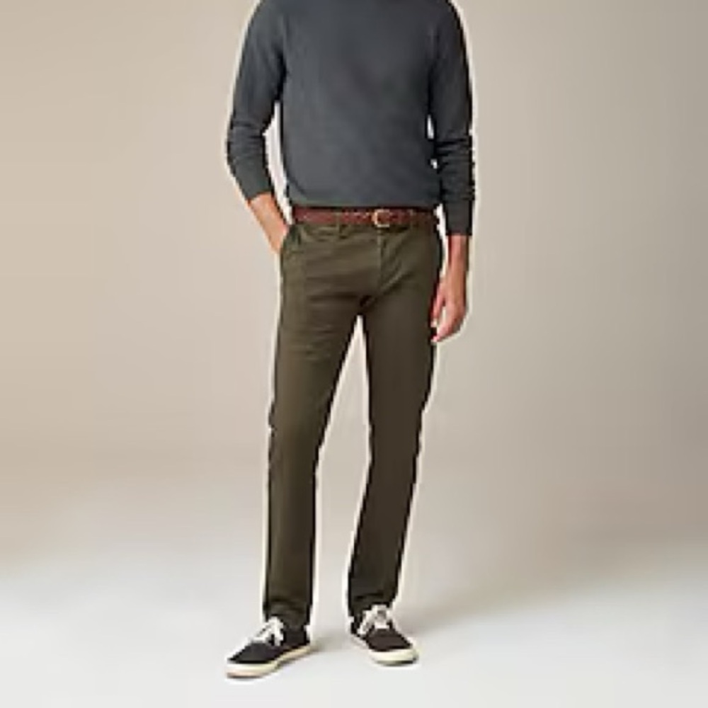 J. Crew 484 Slim-fit stretch chino pant Catskill Green Size 32 x 32